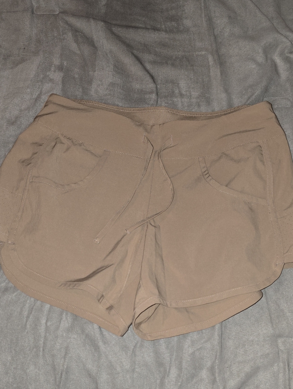 Magellan Outdoors Women's Athletic Drawstring Shorts - Taupe